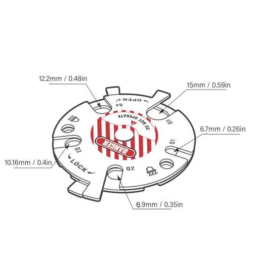 Kit de bloqueio de fonte de ar de aço inoxidável 304 trava de segurança com fonte de ar trava de jun