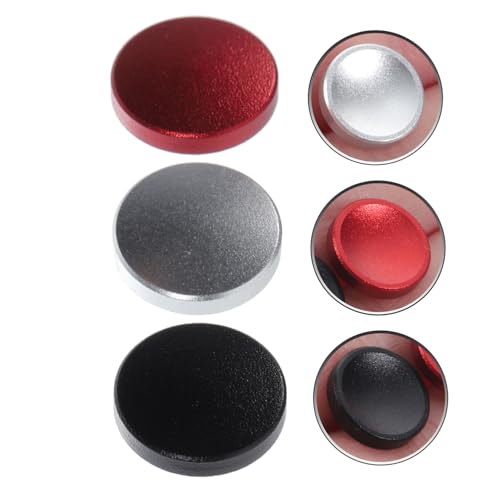 OSALADI 3pcs Aluminum Alloy Flat Shutter Release Buttons for Camera Replacement Shutter Button Set with and Options Precision Camera Accessory