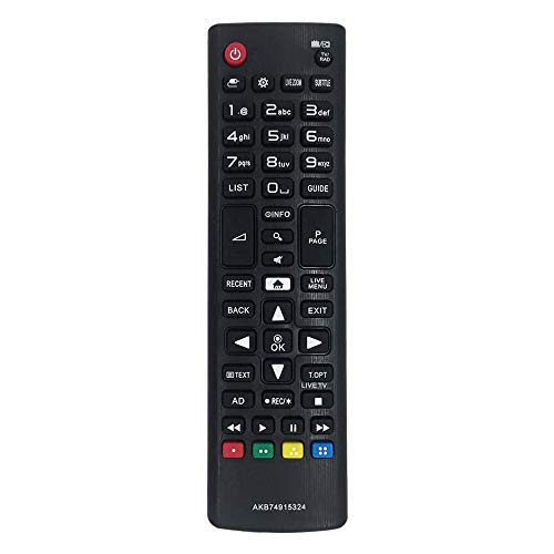 MYHGRC - Mando a distancia LG AKB74915324 para LG Smart TV LCD LED 32LH604V 40UH630V 49UH668V 55UH605V 50UH635V 65UH625V - No requiere configuración remota universal LG TV