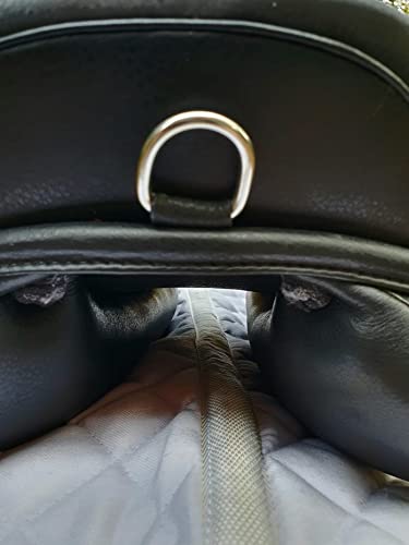 Foto von Ledersattel Jumper VS Sattel Leder Schwerpunkt Springen Schwarz Braun incl. Kopfeisen Tysons Ponysattel Welsh Kindersattel Tysons (15 Zoll, Braun)