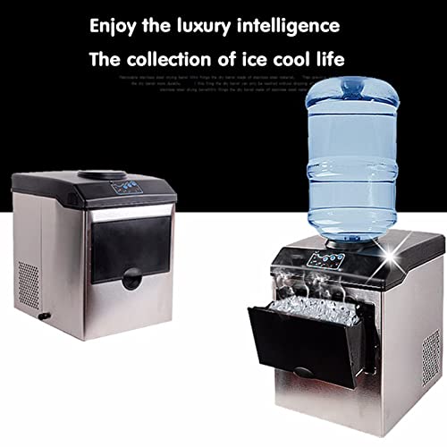 PanHuiWen EiswüRfelmaschine Klein Retro 3 Eiswürfel-Größen Ice Cube Maker Machine 25kg/24h BPA frei – Bild 7