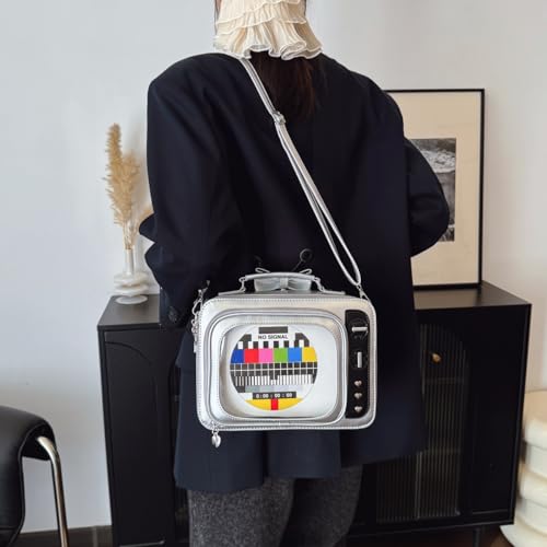 Tv Shape Retro Women Shoulder Bag Design Cute Backpack With Inserts Gilrs Crossbody Bag2