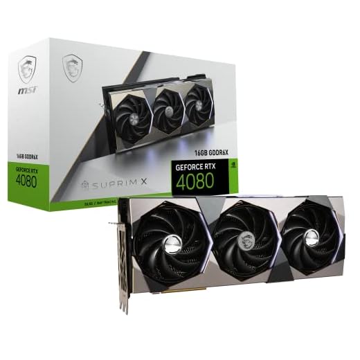 MSI GeForce RTX 4080 16GB SUPRIM X Gaming Graphics Card - 16GB GDDR6X, 2640 MHz, PCI Express Gen 4, 256-bit, 3X DP v 1.4a, HDMI 2.1a (Supports 4K & 8K HDR)