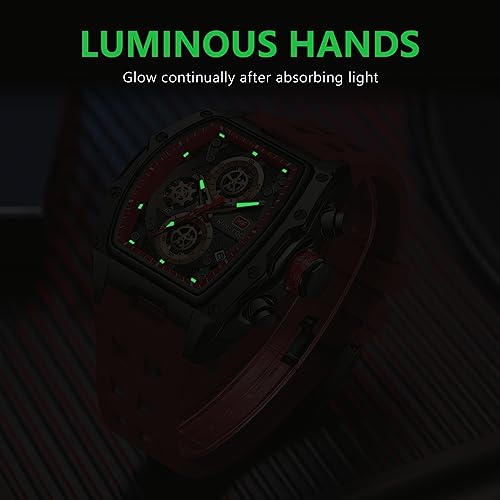 Image of MF MINI FOCUS Men's Watch Analog Wrist Watchh for Men with Chronograph,Ideal for Sports Enthusiasts and Daily Wear