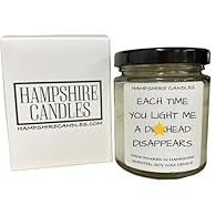 EACH TIME YOU LIGHT ME A DI*KHEAD DISAPPEARS SCENTED CANDLE - Handmade soy wax candle in a fresh clean scent. Makes the perfect gift for friends, loved ones, or just for yourself. HIGHLY SCENTED SOY WAX CANDLE – All of our Wax Melts & Candles are hig...
