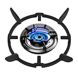 Wok Ring, 17cm Diameter Cast Iron Wok Support Ring, Universal Stove Rack, Stove Pan Support for Wok Gas Hob, Non Slip Cooktop Range Pan Rack, Stove Accessories, Stand for Cooktop Range Pan, Milk Pot