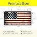 LoyaGour American Flag Front License Plate,Vanity Novelty Designs Decorative License Plates for Car and Truck,Aluminum Metal Car Patriotic Licence Plate Tags with Screws & Caps, 6 x 12 inch (Classic)