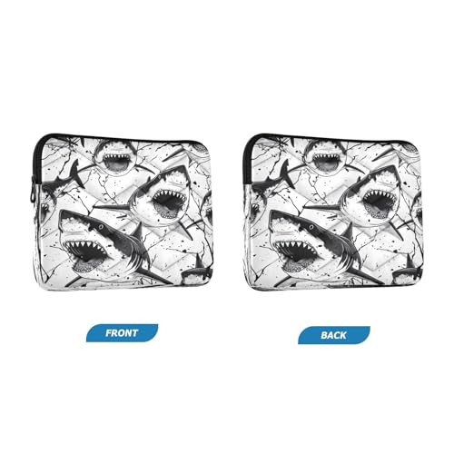Funda para Portátil 13-14 Pulgadas Impermeable con Diseño Tiburón miniatura 2