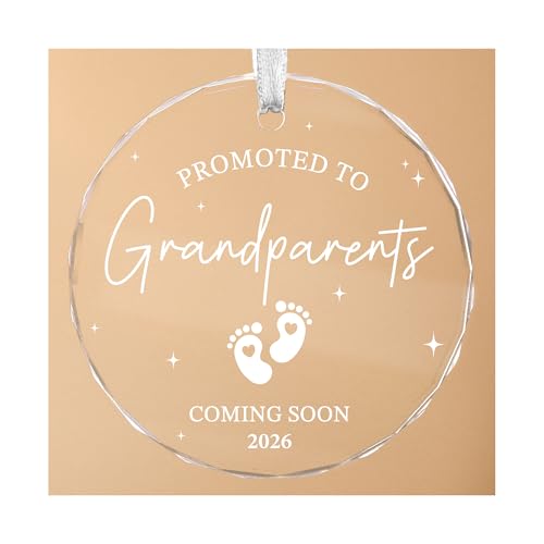 Promoted to Grandparents Ornament 2026