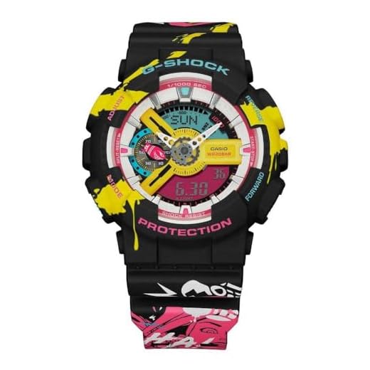 Casio Reloj G-Shock X League of Legends Analógico Digital Edición Jinx GA-110LL-1AER, Correa