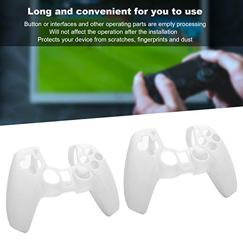 Capa de silicone, capa leve para Gamepad à prova de poeira, design colorido à prova de suor, macio e