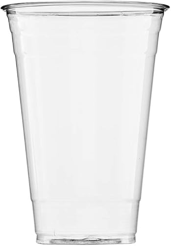Miniatura 1 de (1000 unidades) Vasos de plástico transparente de 24 onzas, vasos desechables de PET transparentes para bebidas frías, café helado, jugo, soda, té