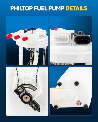 Image of PHILTOP Fuel Pump, Fuel Pump Assembly Fit for 2000-2003 S10 2.2L, 2000-2003 Sonoma 2.2L Fuel Pumps Replaces FG0376, E3527M, MU1274, MU1048, P74990M, 15073337, SP6017M, P76439M, 15127827
