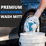 TriNova Premium Chenille Scratch-Free Microfiber Wash Mitt - Image 3