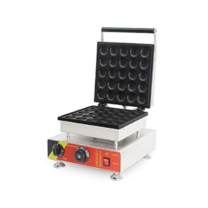 cgoldenwall NP-800 Commercial Mini Muffin Maschine Antihaft Dorayaki Maker Automatische Poffertjes Grill Maschine Dutch Pfannkuchen Maschine Waffelautomat Waffeleisen Baker 110 V/220 V - 110V