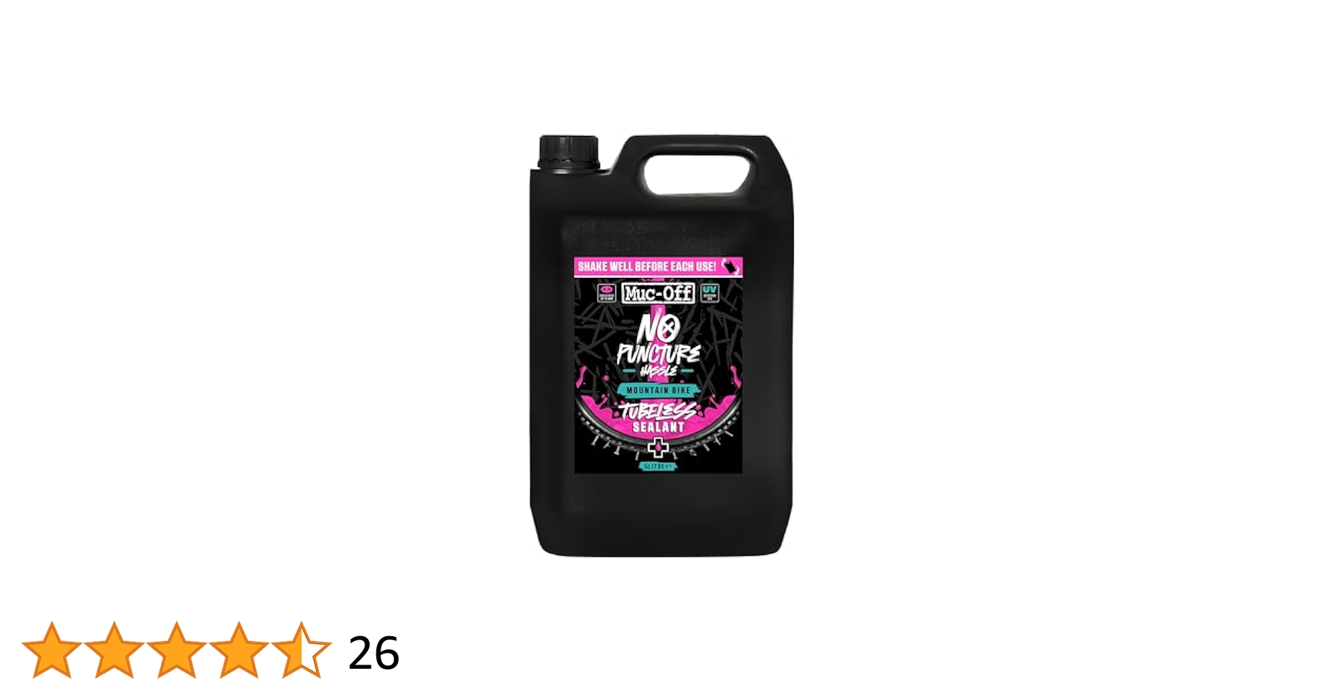メンテナンス Muc-Off No Puncture Tubeless Sealant 5L Universal Cycles -- Muc-Off No Puncture MTB Tubeless Tire