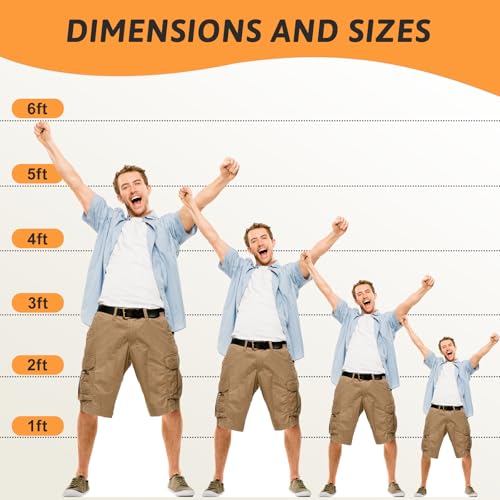 EnjoyView Custom Life Size Cardboard Cutout, Personalized Ultra Clear Stand Up,1-6ft Multiple Sizes to Choose, Perfect for Weddings, Birthdays, Graduations, Parties