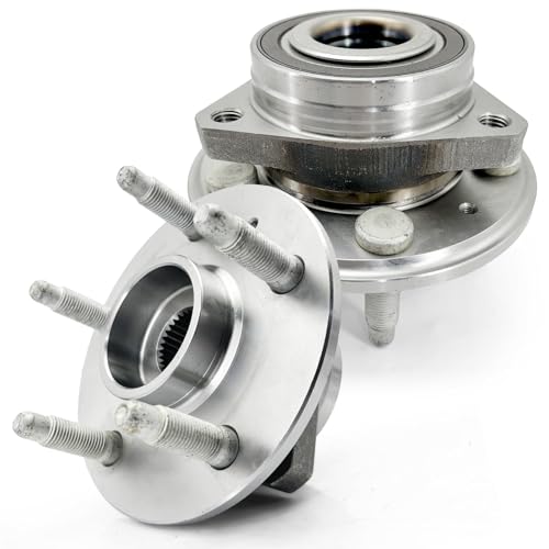 Pair 513282 Front/Rear Wheel Bearing Hub Assembly Compatible with Cadillac CTS 2008-2014 2018 2019, for Cadillac XTS 2018-2019, for Chevy Camaro 2010-2015 Impala 2018-2019, 5 Lug w/Encoder ABS by KNOLET - Used condition - US$70.61