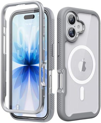 Magnetic for iPhone 17 Case with Built-in Sensitive Screen Protec...