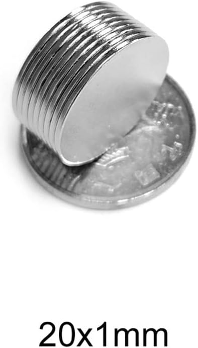 10/20/50/100/200pcs 20x1 Rare Earth 20x1mm Round Search 20mmx1mm Fridge Permanent Neodymium Disc 20 * 1 mm Magnets(100PCS)