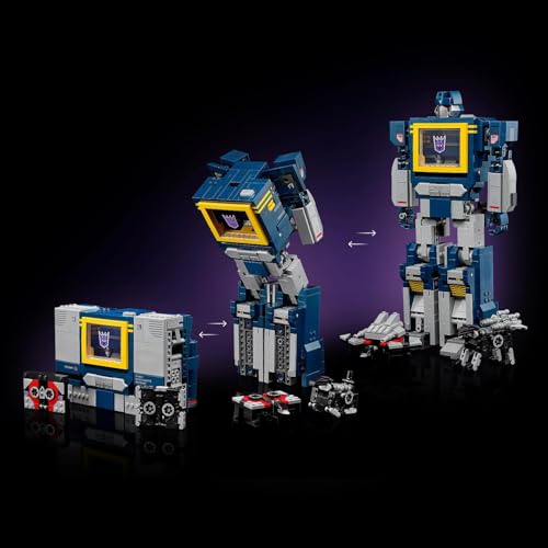 Image of LEGO Icons Transformers: Soundwave Model Kit, Home and Office Decor Building Set for Adults 10358