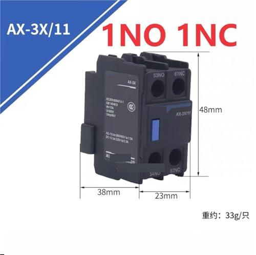 Contacteur CA AX-3X triphasé pour commande de moteur électrique - 2