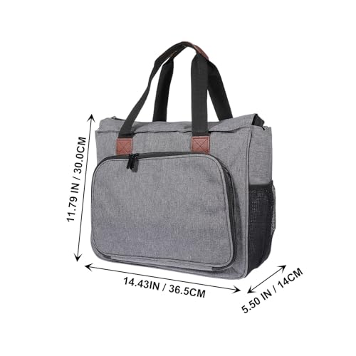 Maletín para bordar multibolsillos portátil de tela Oxford resistente 3