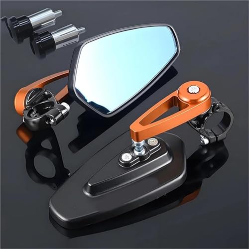 Espejos retrovisores de manillar para motocicleta CBR 600RR y 1000RR universales negros