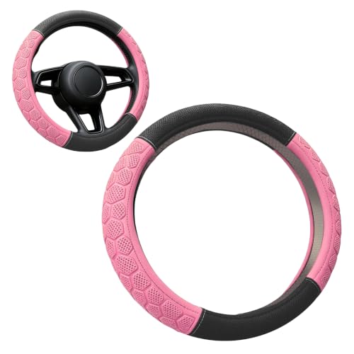 XTZFTD Steering Wheel Cover, 14.5"-15.5" Steering Wheel Cover Non‑Slip, 1PC