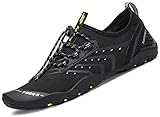 HMIYA Badeschuhe Strandschuhe Wasserschuhe Aquaschuhe Schwimmschuhe Surfschuhe Barfuß Schuhe für Damen Herren