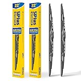 5 PLUS FOR Dodge Ram 1500 2 Pack 22'+22'+ Windshield Wipers - Replacement for 2010-2018, 2019-2023, 2011-2024 RAM 1500, 2500, 3500, 5500 Trucks - Wiper Blades Accessories