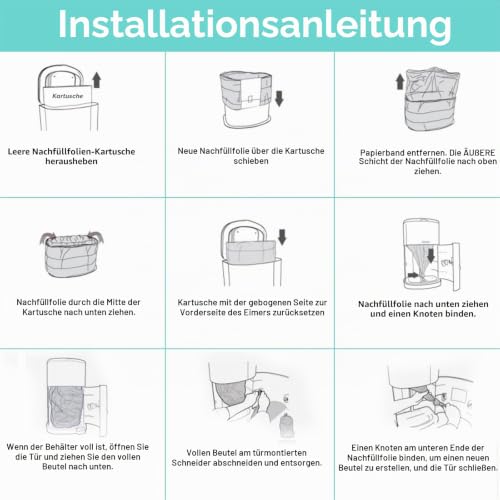 Windeleimer Nachfullbeutel Refill Bags - image 6