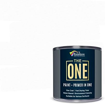 THE ONE Paint & Primer: Most Durable Furniture Paint, Cabinet Paint, Front Door, Walls, Bathroom, Kitchen, Tile Paint and More - Quick Drying Paint for Interior/Exterior (Dark Grey Matte, 250ml.)