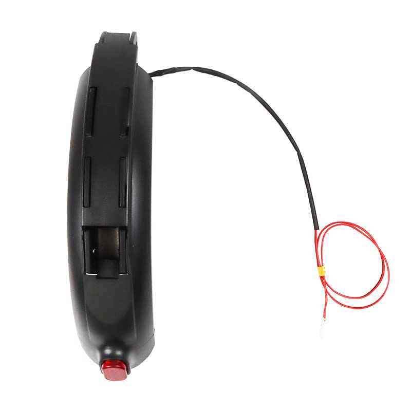 Garde-boue Scooter Avec Feu Arrière à LED - Vibration Flash - Noir