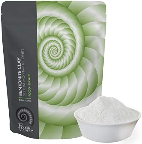 ASPEN NATURALS Food Grade Sodium Bentonite Clay - 3 LB Bentonite Montmorillonite Powder - Safe to Ingest for The Ultimate Internal Detox or Make a Clay Facial Treatment