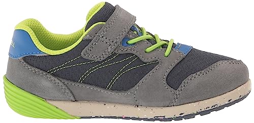 Merrell Bare Steps A83 Sneaker, Navy/Green, 5 Us Unisex Little Kid #TOP5