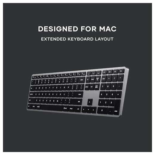 SATECHI Slim X3 Bluetooth Tastatur mit Beleuchtung