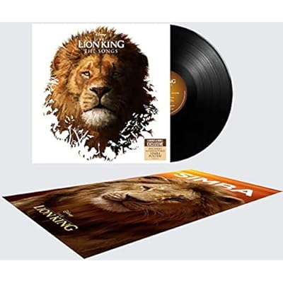 Songs From The Lion King Original Motion Picture Soundtrack - Exclusive Limited Edition Vinyl LP With Exclusive Simba Art Poster Included