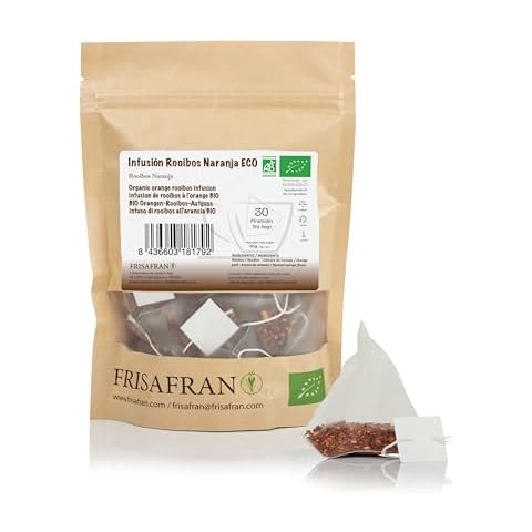 FRISAFRAN Organic Rooibos Orange Infusion Tea Cover