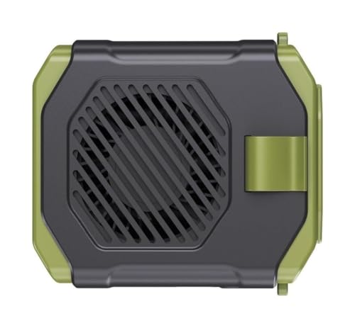Ventilador pequeño para el cinturón con clip y flujo de aire regulable 2