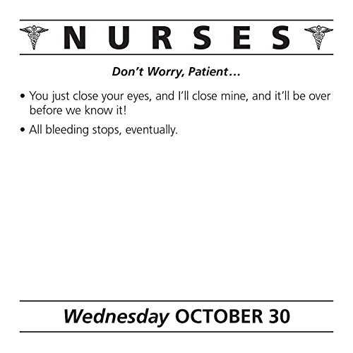 Nurses 2019 Day-To-Day Calendar: Jokes, Quotes, And Anecdotes #TOP4