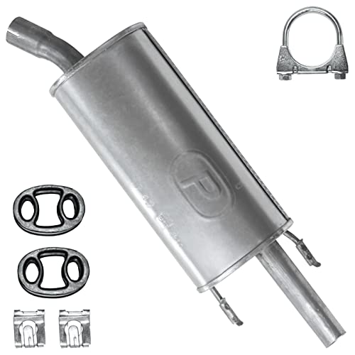 Polmo Endschalldämpfer Auspuff Endtopf für Opel Corsa 2 II B Schrägheck 1.2 1.4 1.5 D 1.7 D