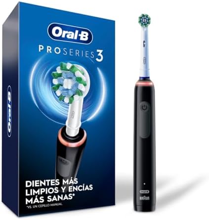 Oral-B PRO Series 3, Cepillo de Dientes Eléctrico, Cabezal Redond...