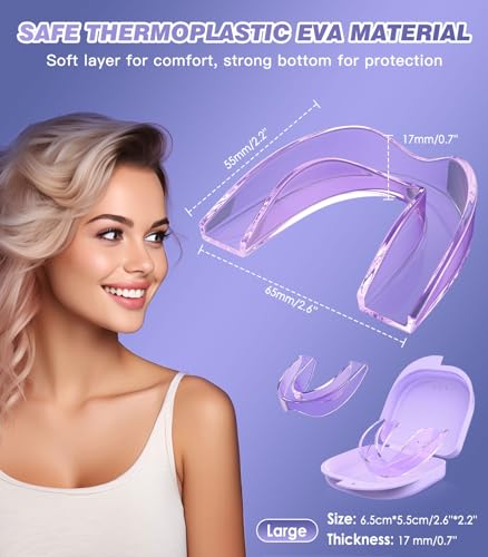 Image of Anti Grinding Guard, Purple, 4 Pack /Large Size