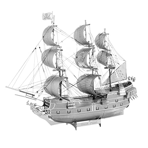 Metal Earth - 5061316 - Maquette 3D - Iconx - Bateau Pirate La Perle Noire - 14,61 x 4,45 x 11,43 cm - 2 pièces Cover