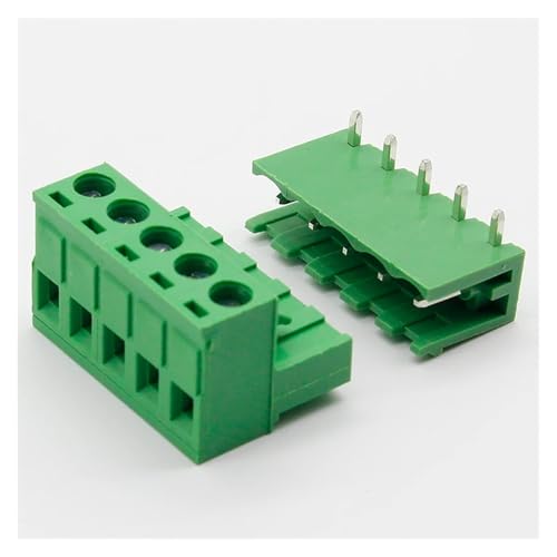 Terminales tornillo for PCB paso 5.08 mm con conector 5 pines en ángulo recto modular HT5.08 3
