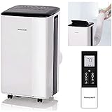 Honeywell HF0CESWK6 10,000 BTU Portable Air Conditioner with Dehumidifier & Fan, Black/White (Renewed)
