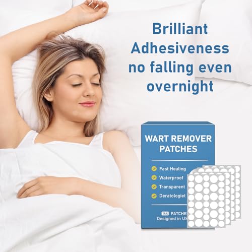 Image of Wart Remover Patches, Quick and Effective Hydrocolloid Waterproof Skin Care Stickers for All Kinds of Skin, Friendly to New-User, 2 Boxes