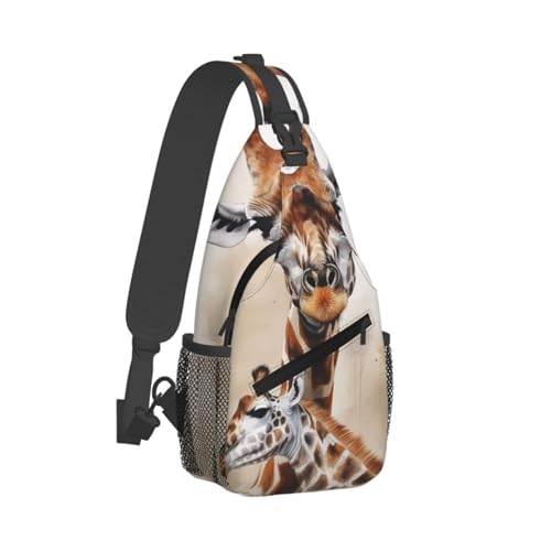 Morrales de tipo Sling Bag unisex negro para viaje miniatura 7