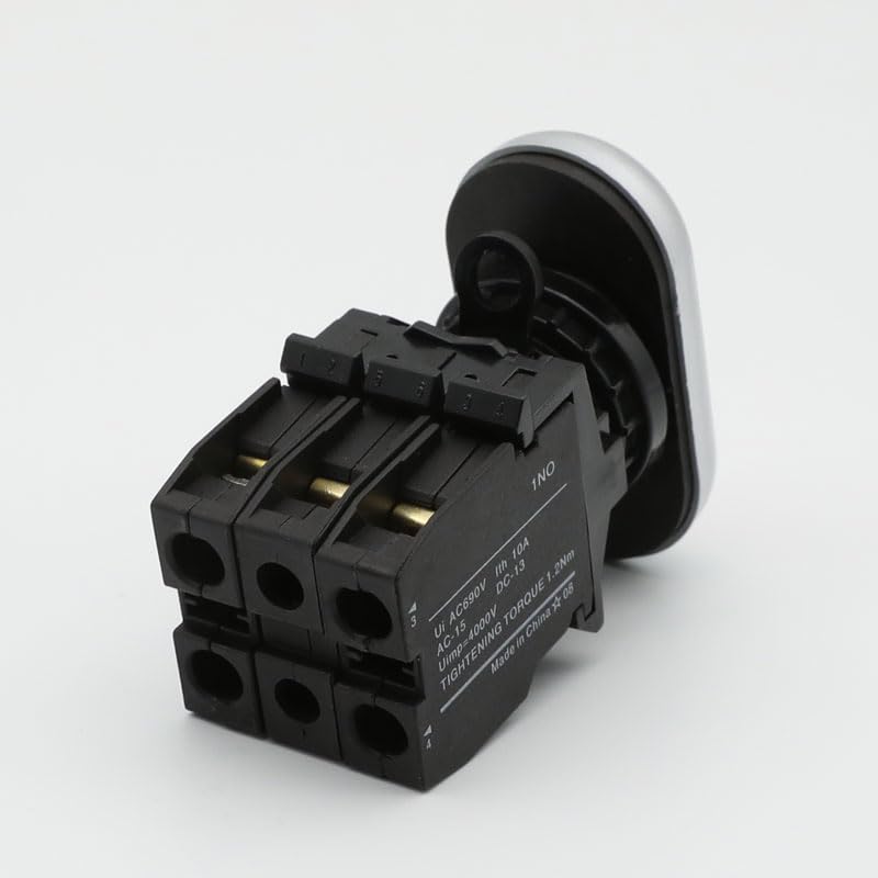 Interrupteur double tête 22mm lumineux à rappel LAK42 220V - 4